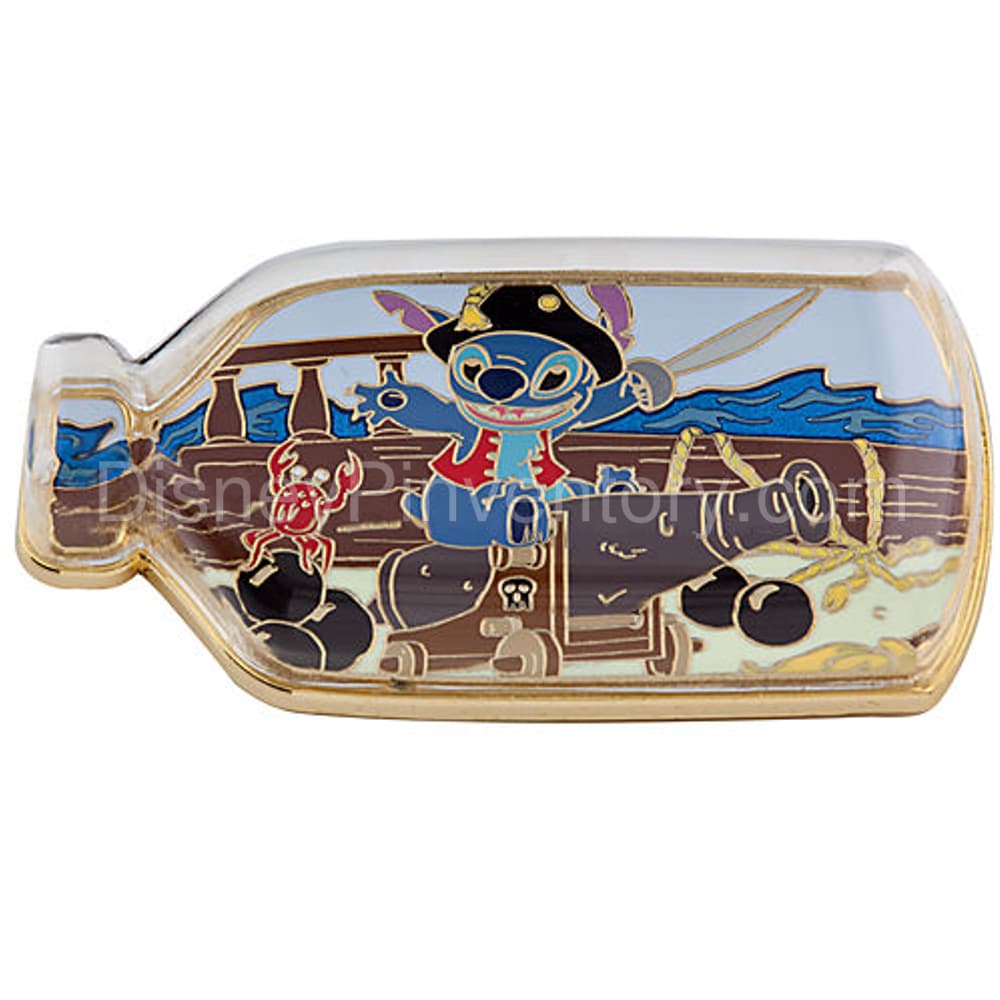 Pirates in a Bottle Pin Set - Stitch - Pin 8345