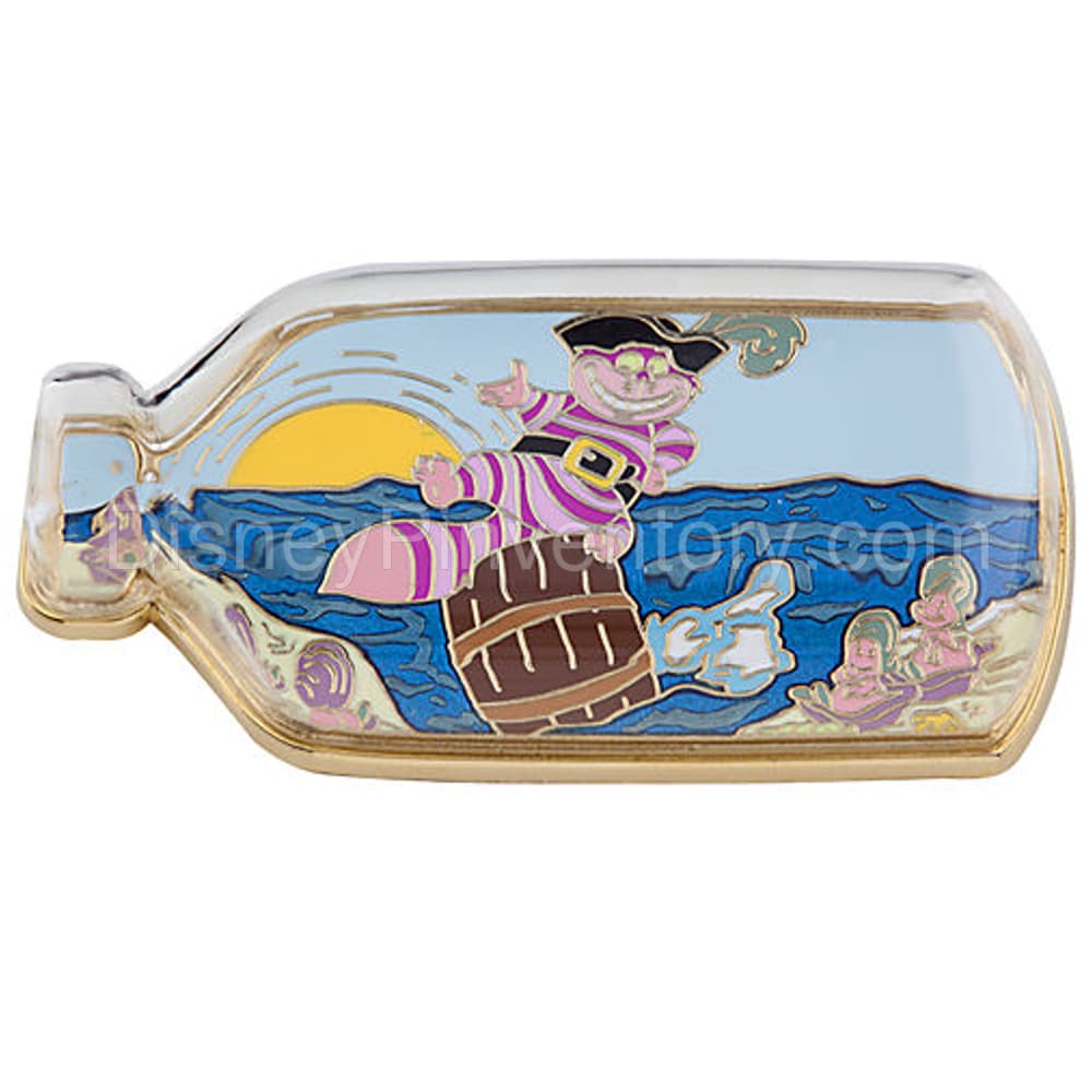 Pirates in a Bottle Pin Set - Cheshire Cat - Pin 8348