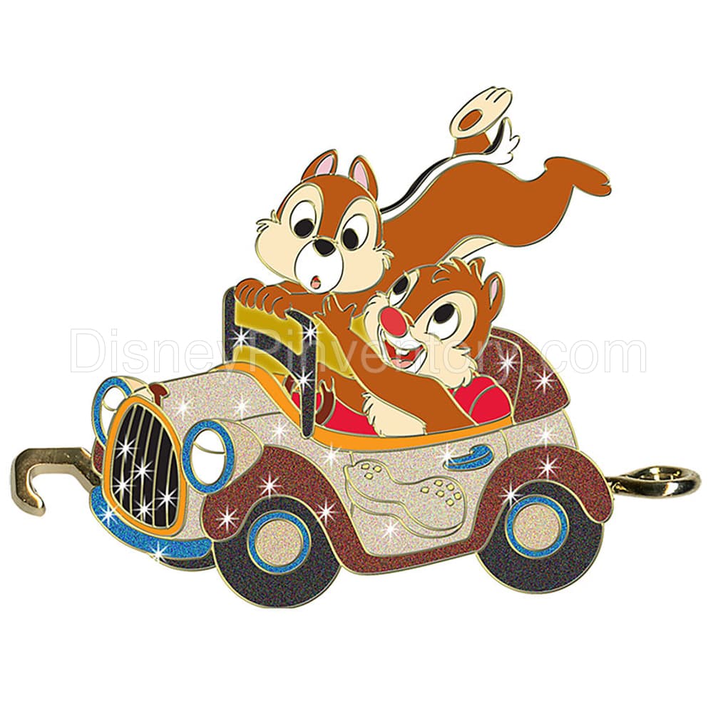 Disney Car Parade Pin Set - Chip and Dale - Pin 8358