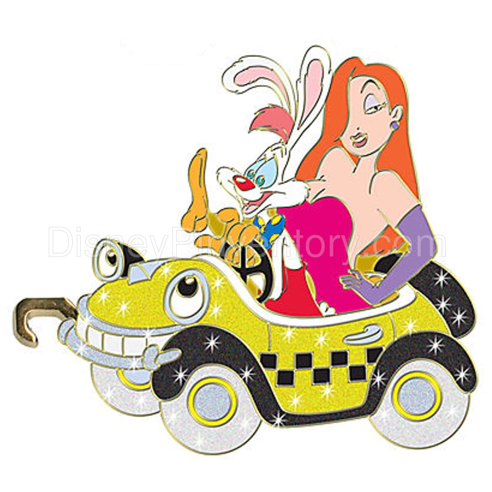 Disney Car Parade Pin Set - Roger and Jessica - Pin 8360