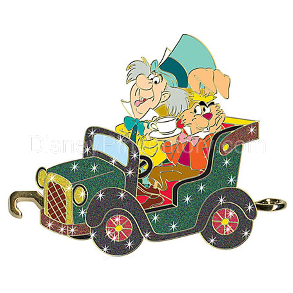 Disney Car Parade Pin Sett - Mad Hatter and March Hare - Pin 8361
