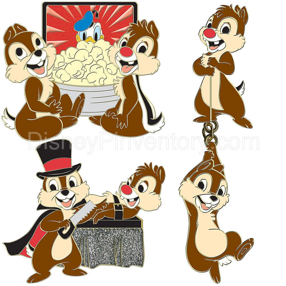 Chip an' Dale Pin Set -- 3-Pc. - Pin 8391
