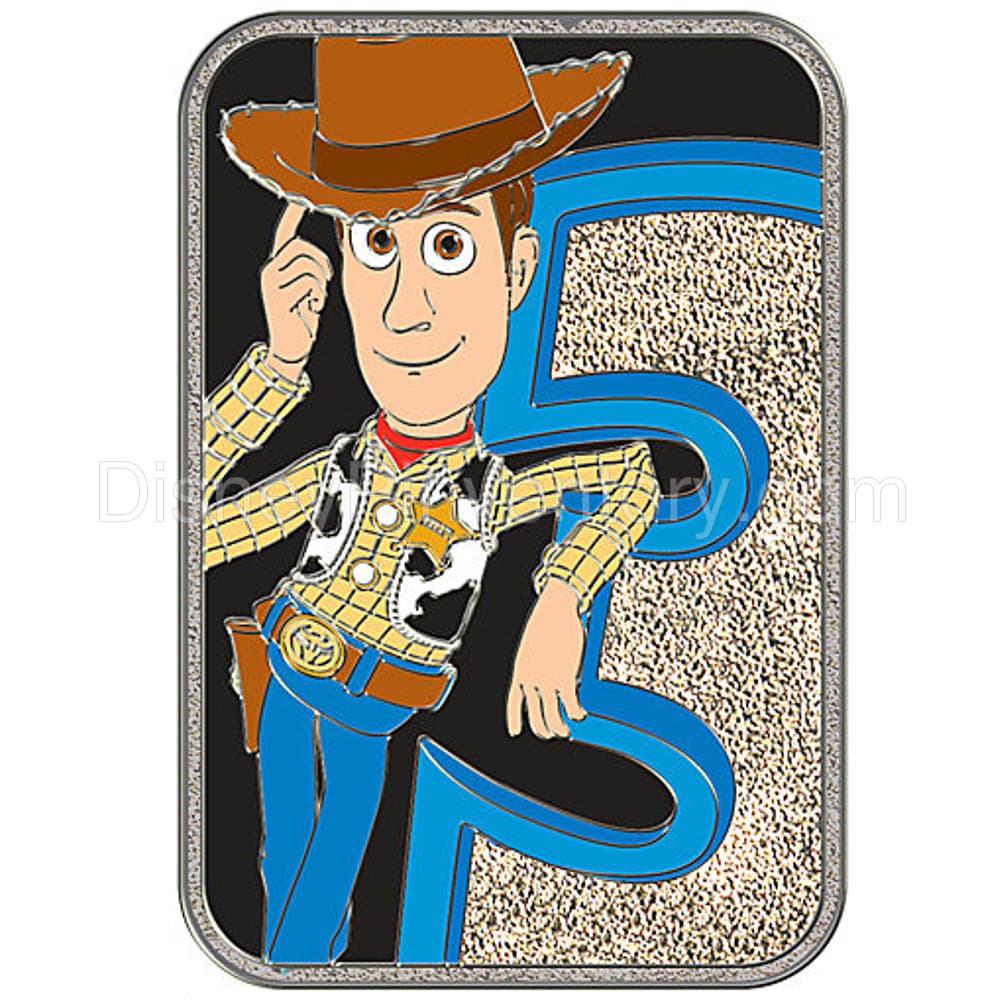 D23 Membership Exclusive Toy Story 3 Pin Set - Sheriff Woody - Pin 8483