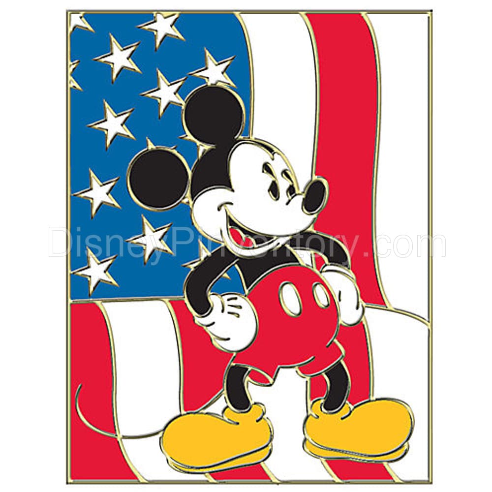 4th of July Pin Set - Mickey Mouse - Pin 8524