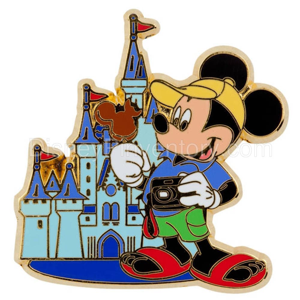 Deluxe Walt Disney World Resort Pin Starter Set - Mickey Mouse at Cinderella Castle Pin - Pin 8678