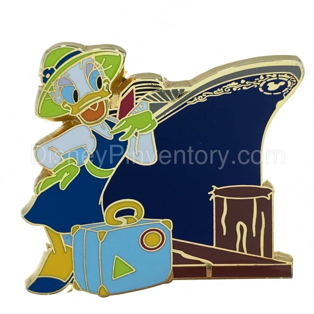 Deluxe Walt Disney World Resort Pin Starter Set - Daisy Duck and a Disney Cruise Line Ship Pin - Pin 8685