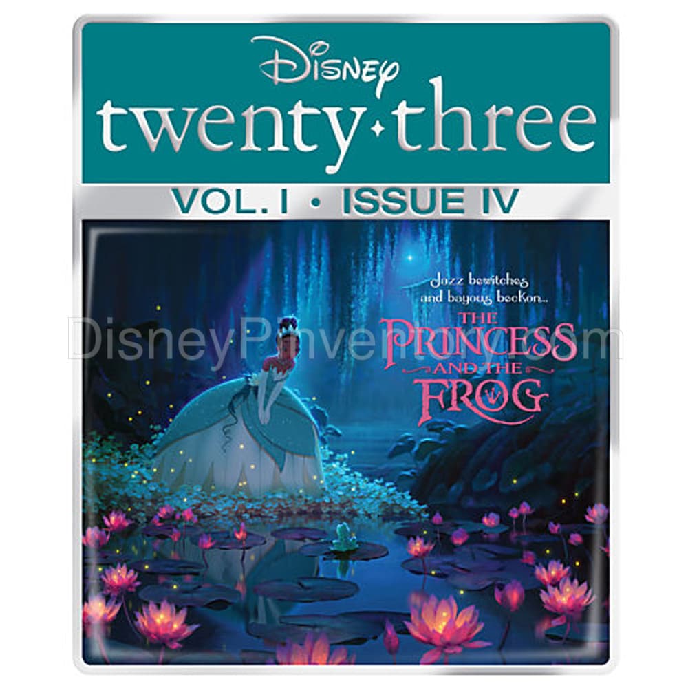 Disney twenty-three Magazine Cover Pin Set -- Vol. I - Issue IV (The Princess and the Frog) - Pin 8722