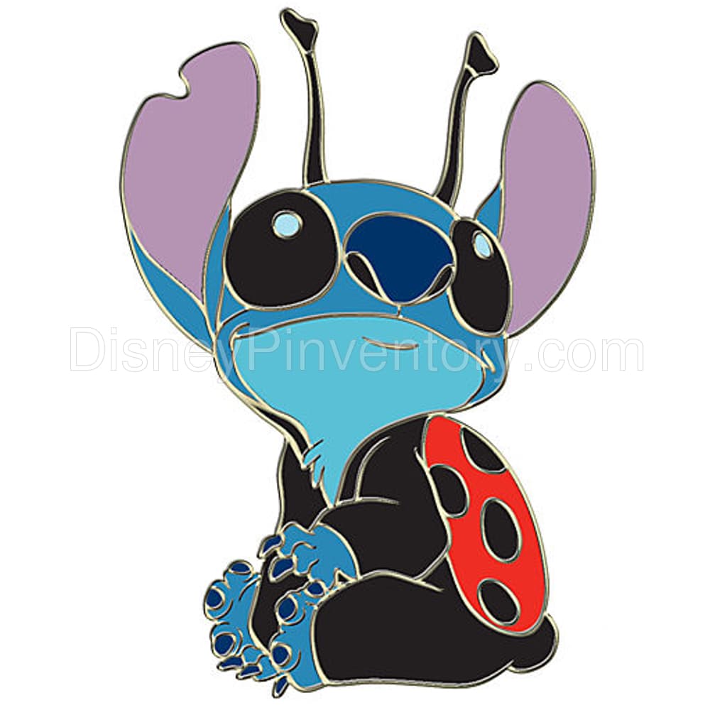 Halloween Costume Stitch Pin Set - Stitch as a Ladybug - Pin 8947