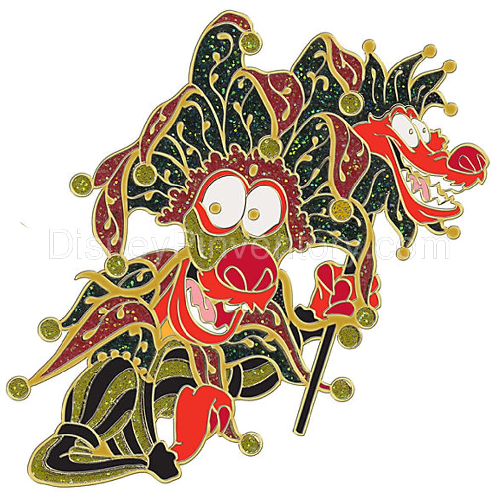 New Orleans Halloween Masquerade Pin Set - Mushu - Pin 8956