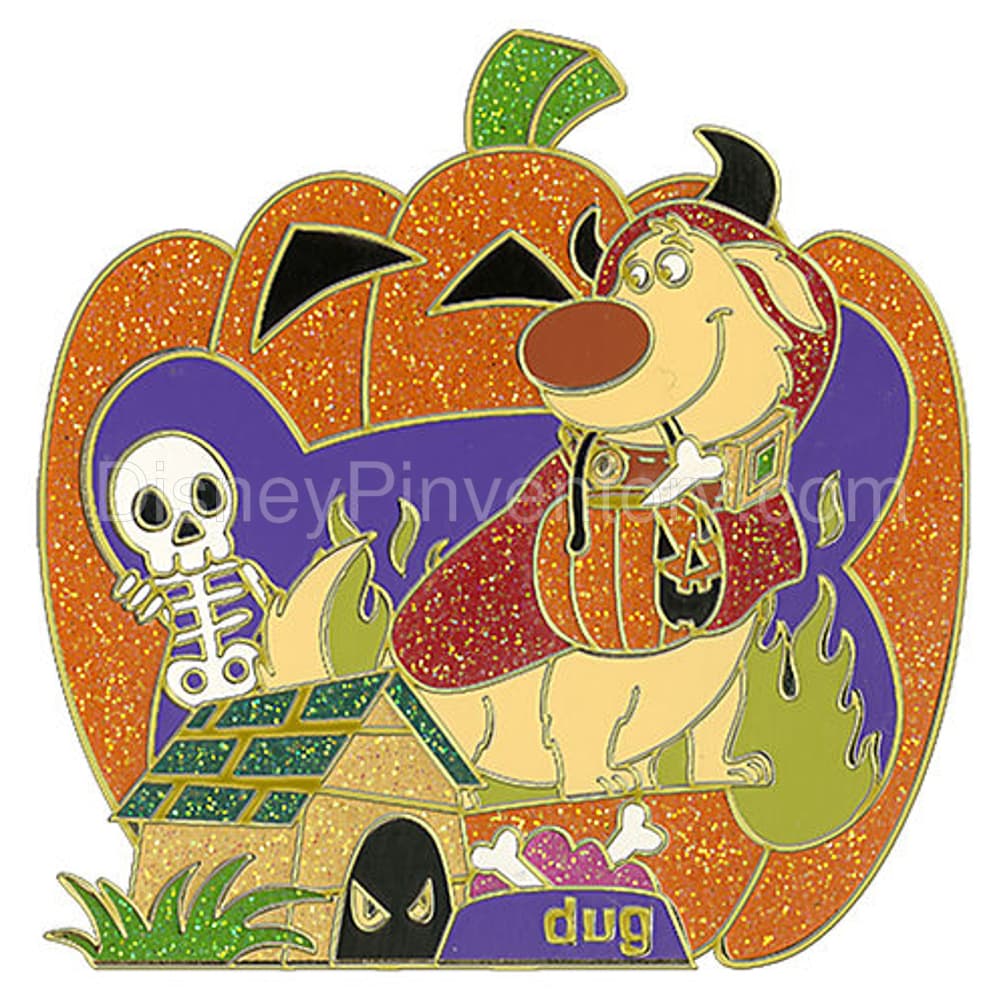 Halloween Pumpkin Pin Set - Dug from Up - Pin 8975
