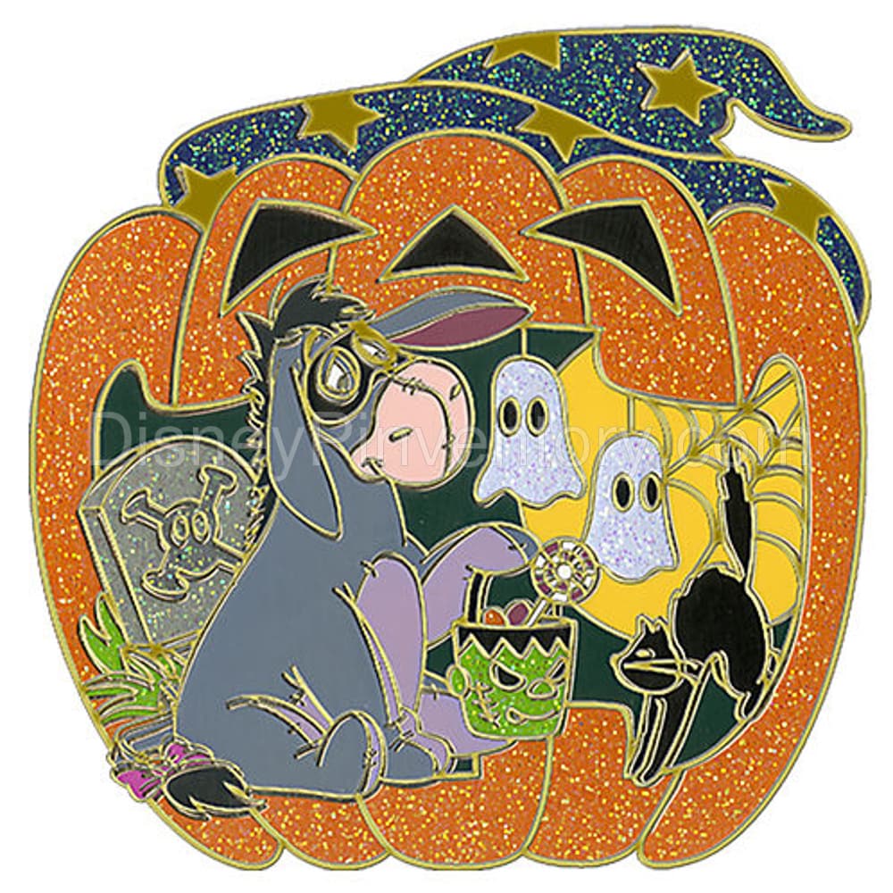 Halloween Pumpkin Pin Set - Eeyore - Pin 8976
