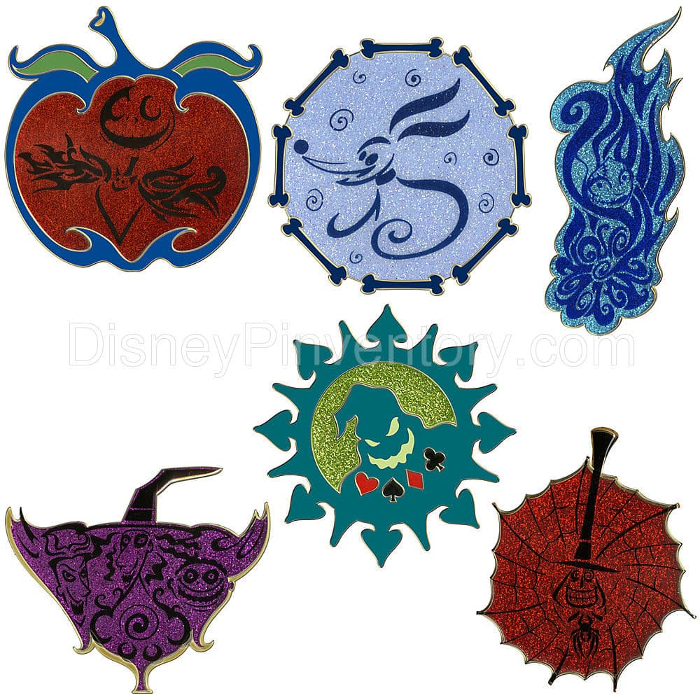 Tim Burton's The Nightmare Before Christmas Pin Set -- 6-Pc. - Pin 8991