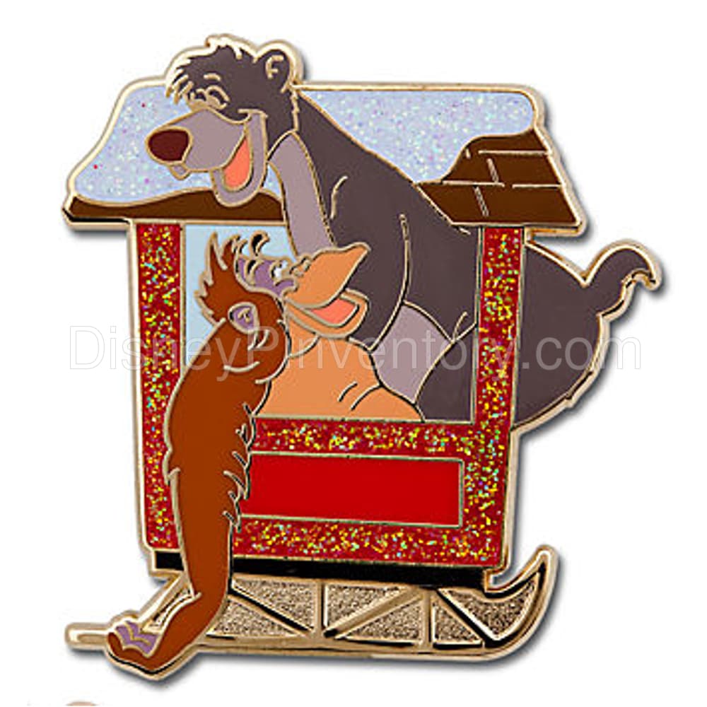 Christmas 2010 Mystery Pin Set - Baloo and King Louie - Pin 9008