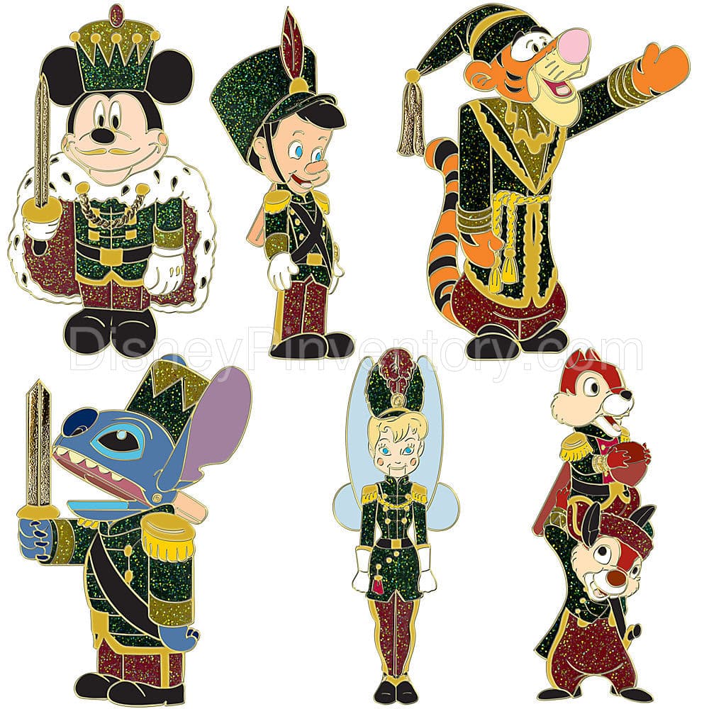Nutcracker Mickey Mouse and Friends Pin Set -- 6-Pc. - Pin 9130