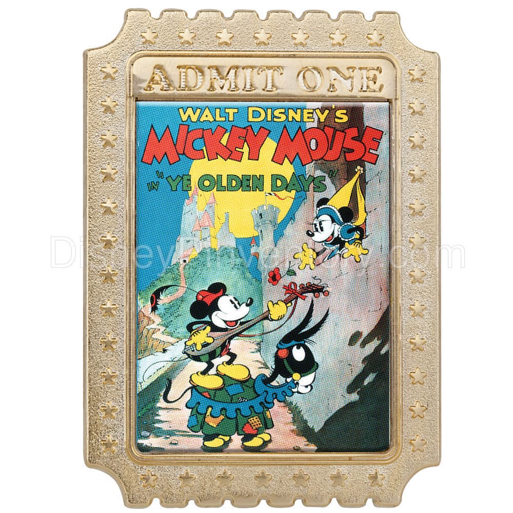 Disney Nostalgia ''Ye Olden Days'' Mickey Mouse Pin - Pin 9236
