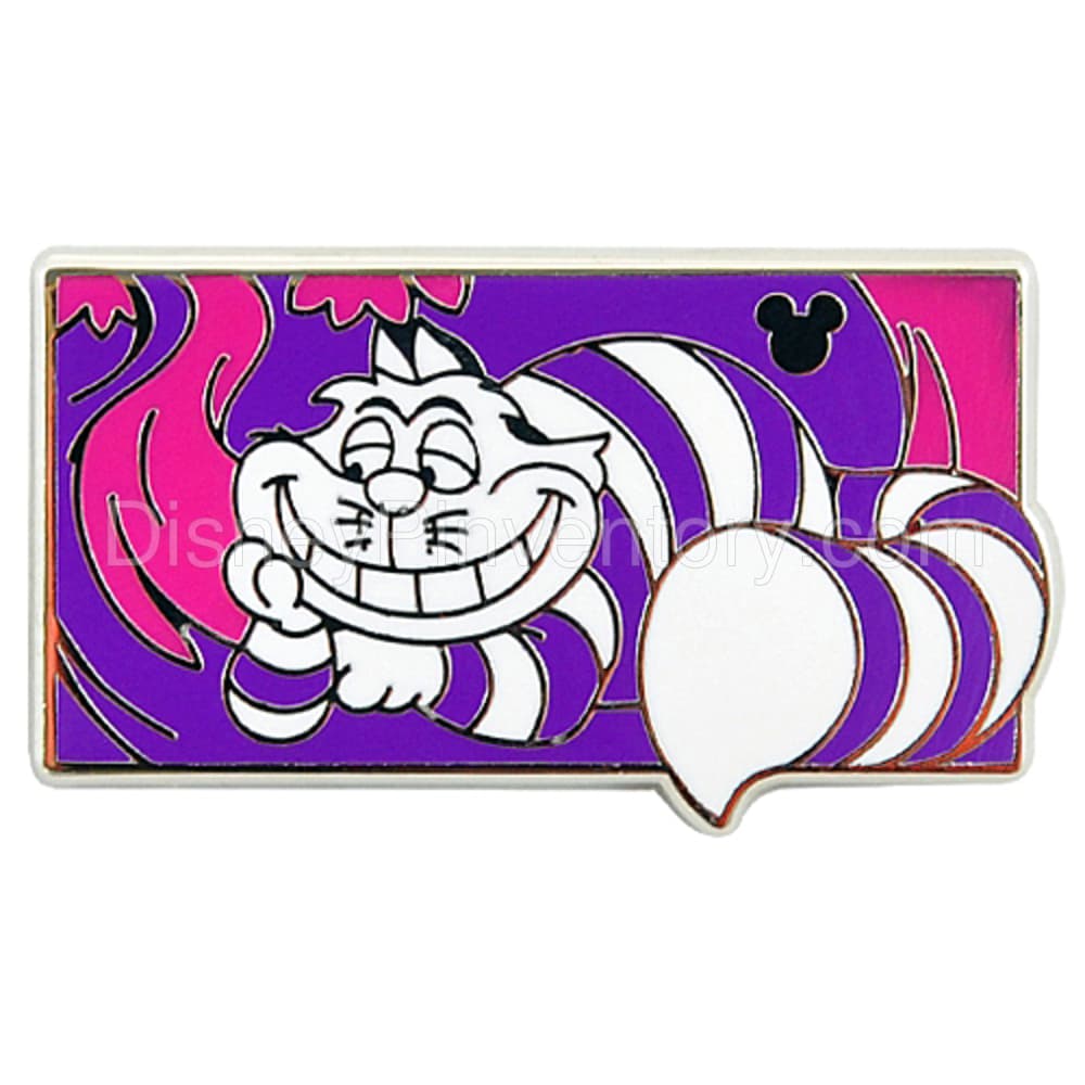 2011 Hidden Mickey Series - Wave A - Alice In Wonderland Collection - Cheshire Cat - Pin 9249