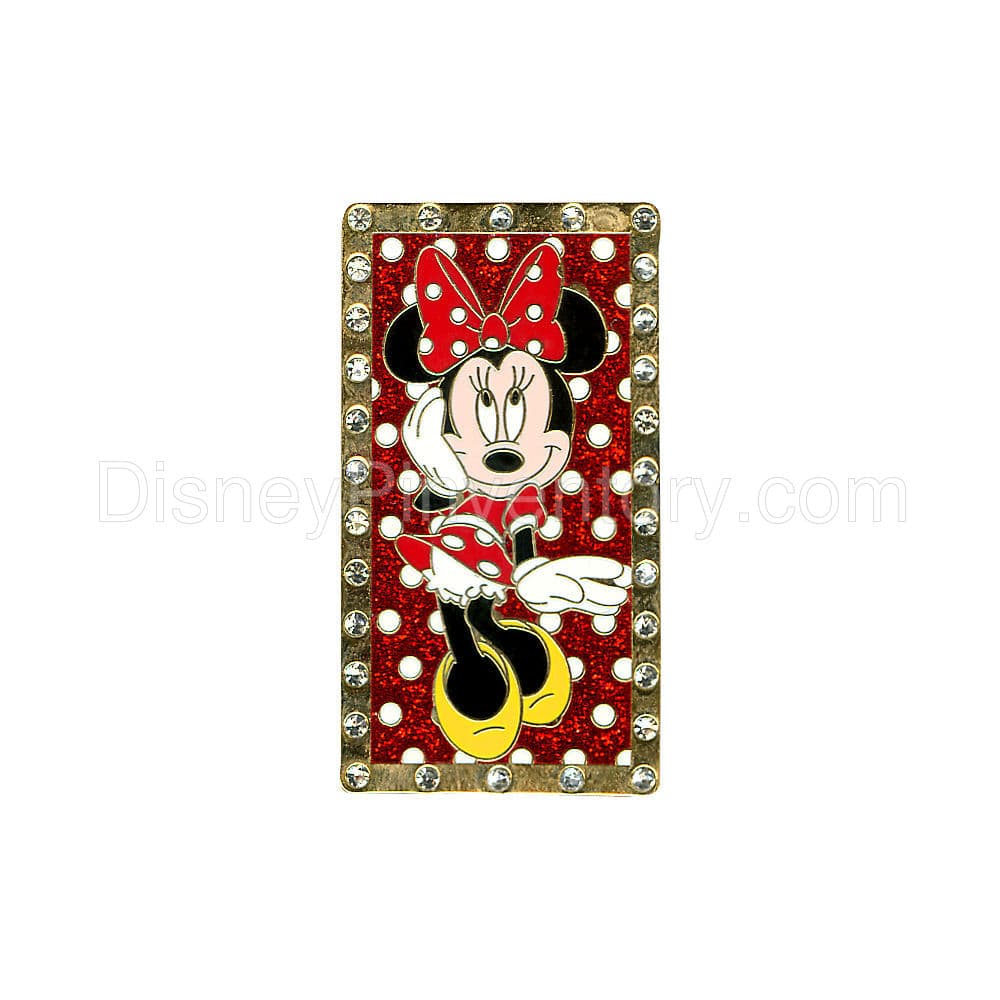 Rhinestone Minnie Mouse Pin - Pin 9320
