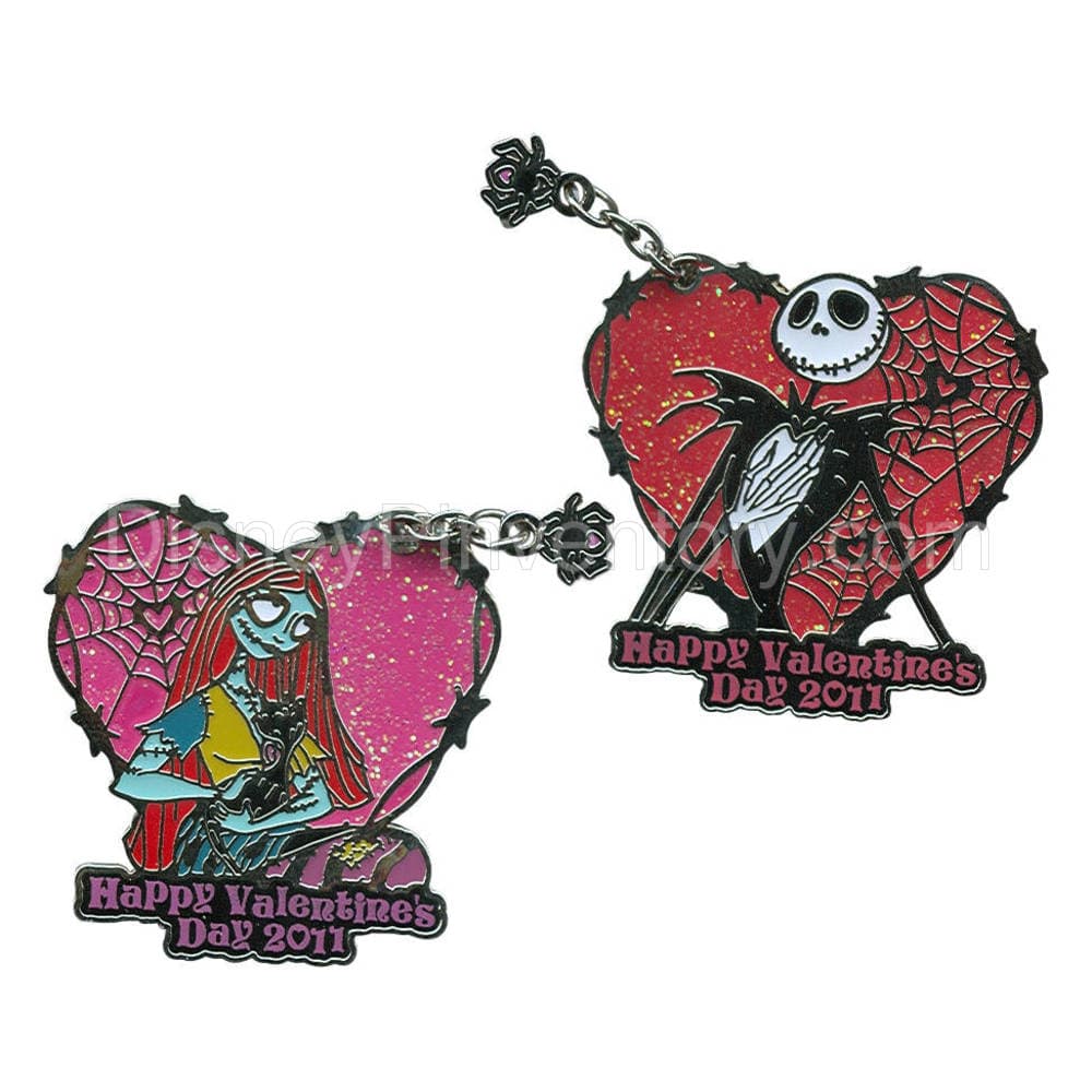 Valentine's Day 2011 - Jack and Sally Pin Set - Pin 9341
