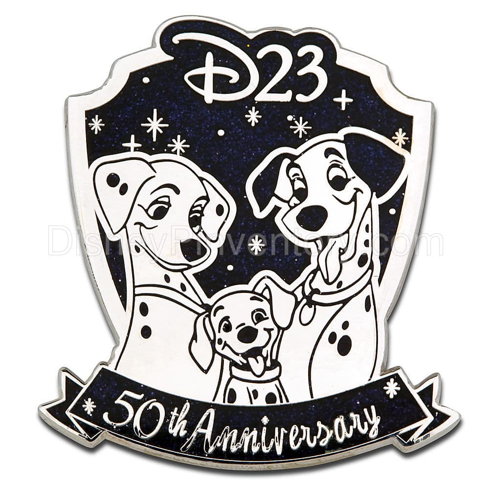 D23 Membership Exclusive 50th Anniversary 101 Dalmatians Pin - Pin 9379
