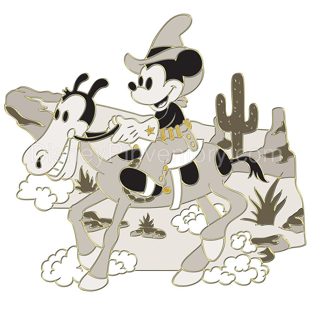 110th Legacy Collection Two-Gun Mickey Mouse Pin - Pin 9471