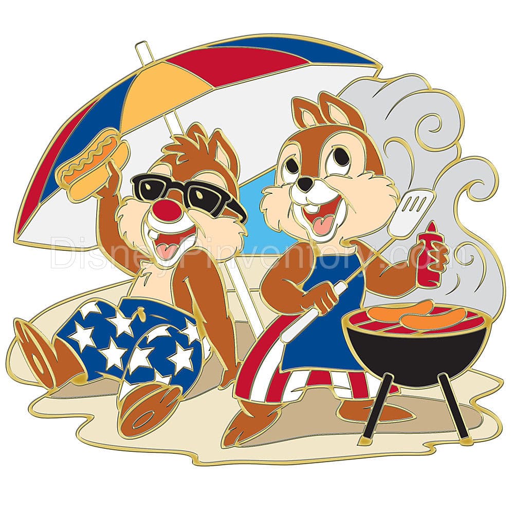 Memorial Day Chip 'n Dale Pin - Pin 9541