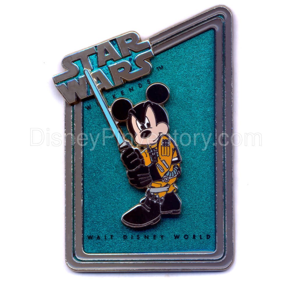 Star Wars Weekends 2011: Statue & Pin Series - Mickey as X-Wing Fighter Pilot Pin - Pin 9597
