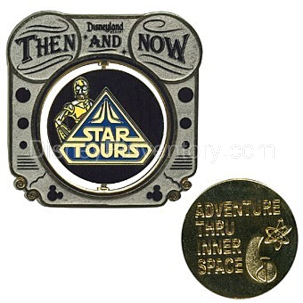Disneyland - Then and Now - Adventures Thru Inner Space to Star Tours - Pin 9645
