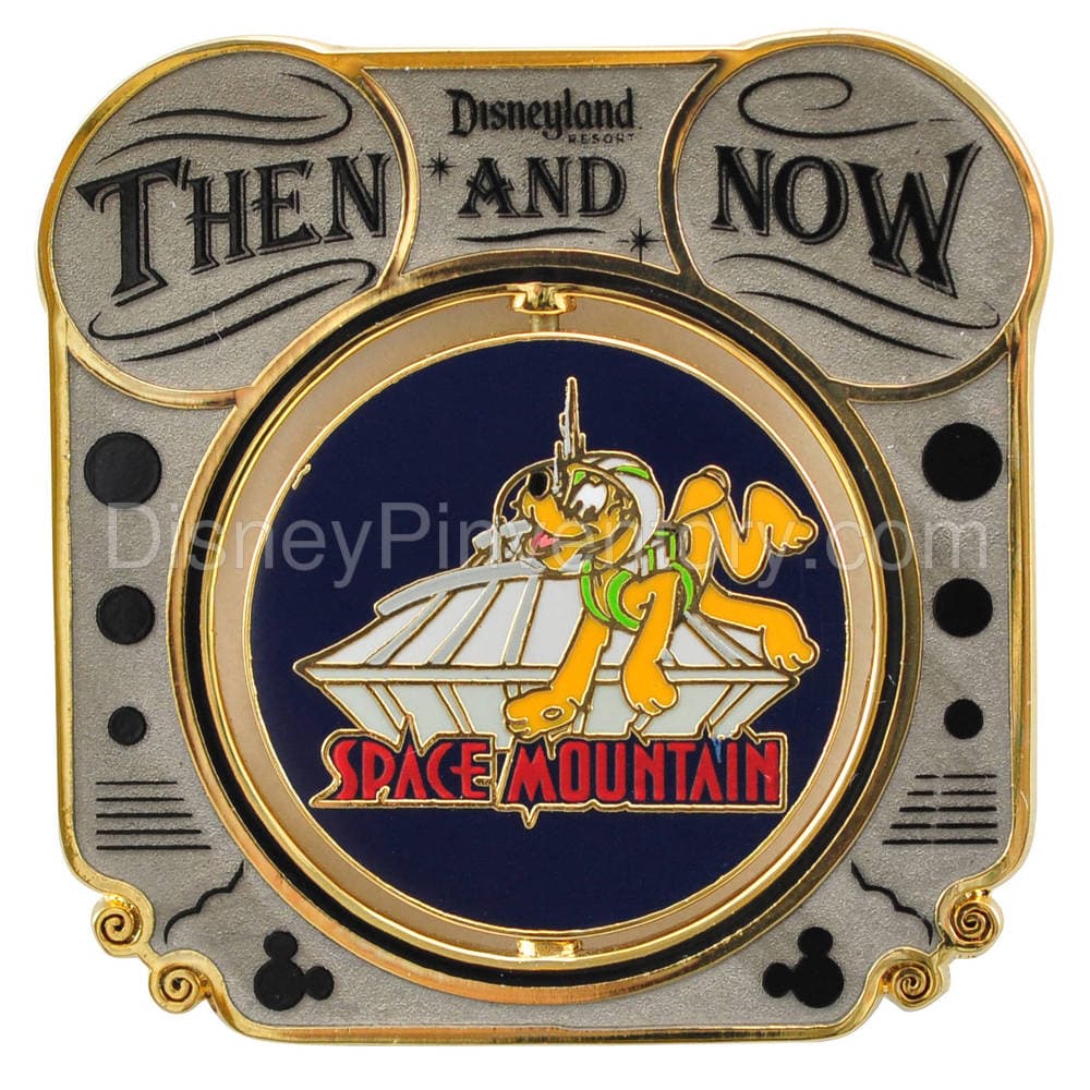 Disneyland Resort - Then and Now - Flying Saucers to Space Mountain - Pin 9773