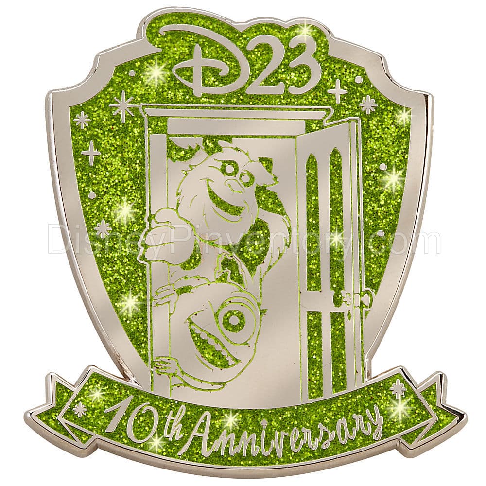 D23 Membership Exclusive 10th Anniversary Monsters, Inc. Pin - Pin 9818