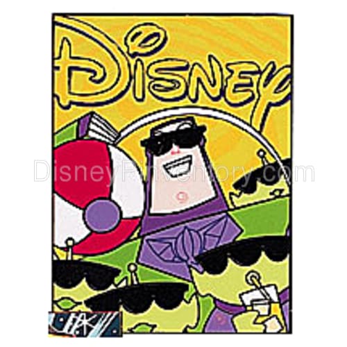 Disney Catalog Cover Art Pin Series Set #1 - Buzz Lightyear & Little Green Men Pin - Pin 989