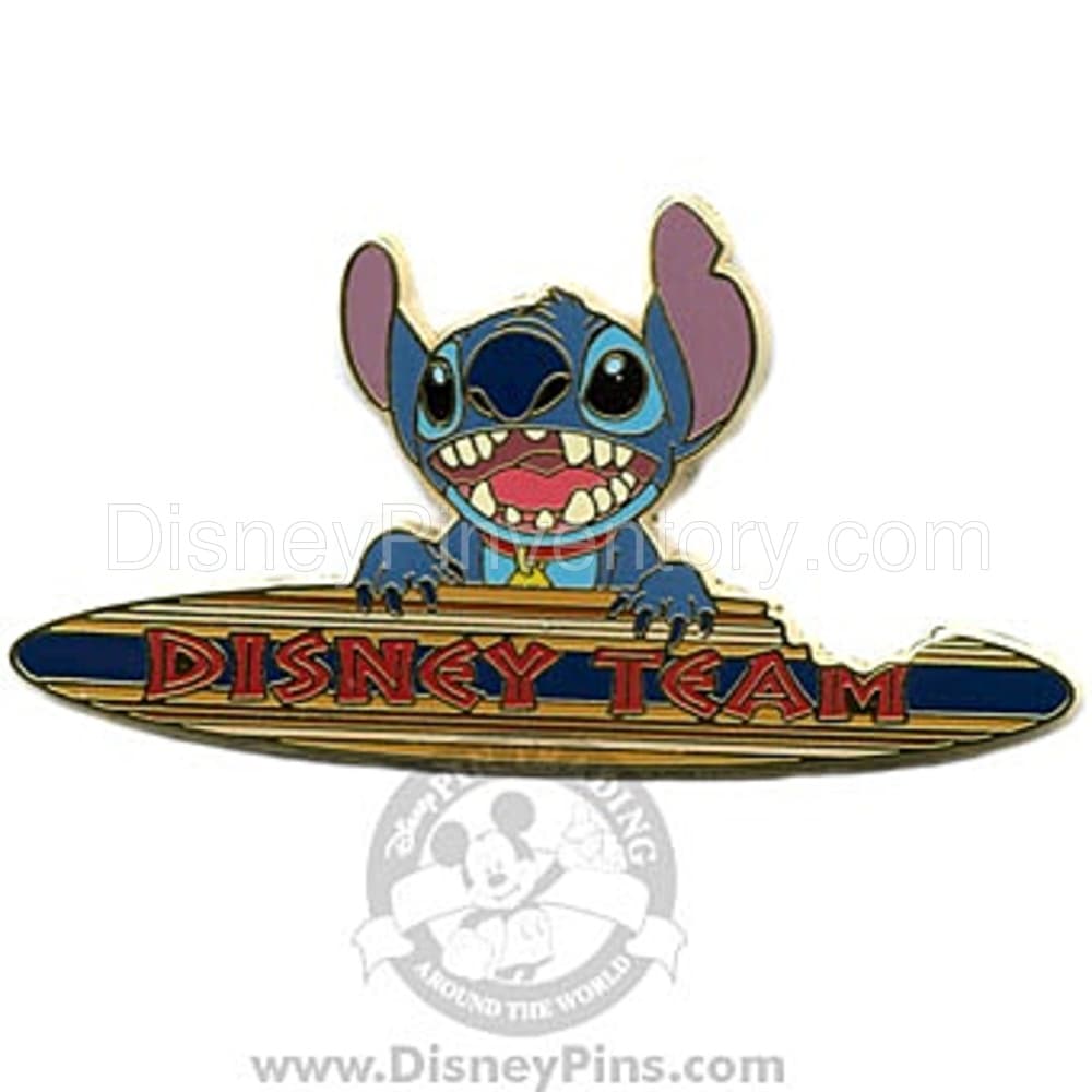 Disney Team - Stitch with Surfboard - Pin 1068
