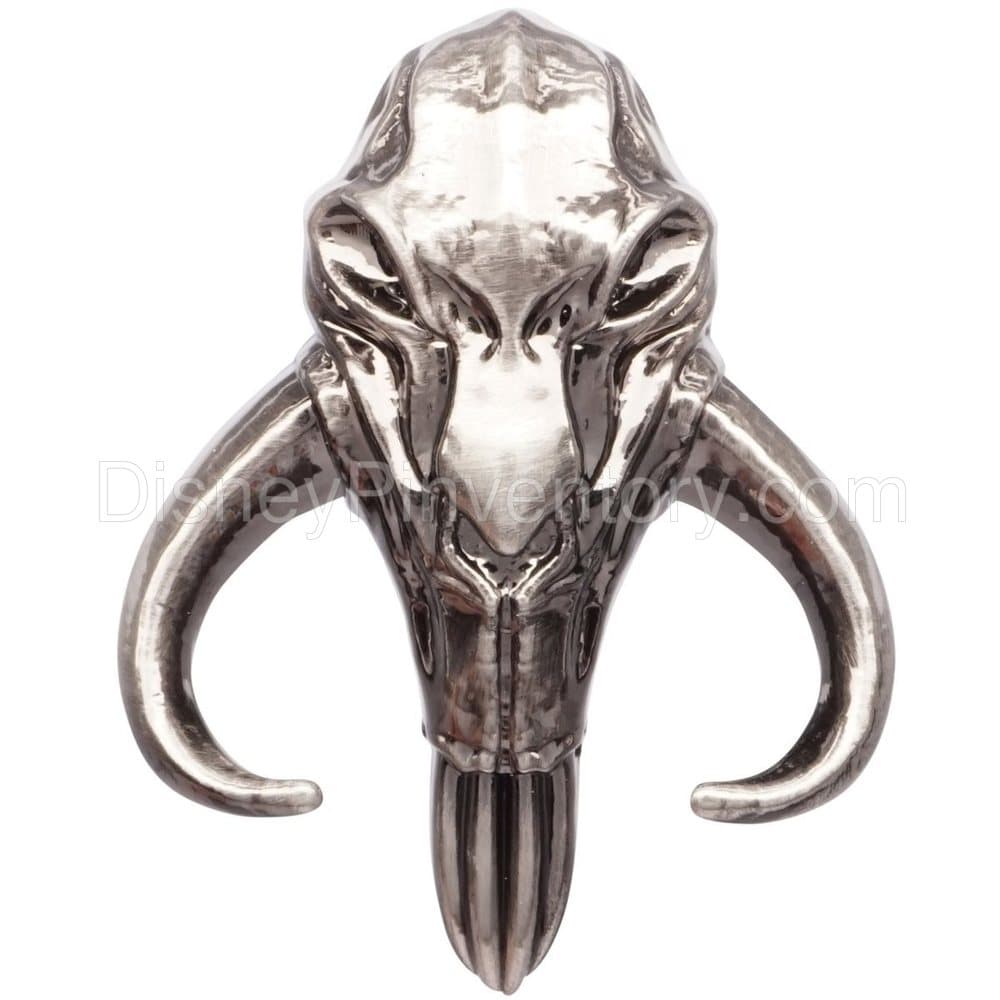 Star Wars: The Mandalorian Mythosaur Skull Signet Pewter Lapel Pin - Pin 12503