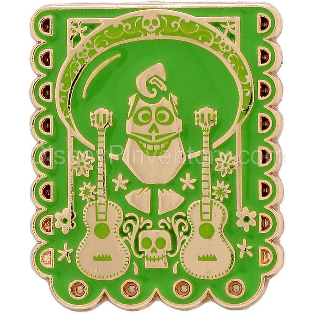 Loungefly Disney Pixar Coco Ernesto de la Cruz Banner Enamel Pin - BoxLunch Exclusive - Pin 14769
