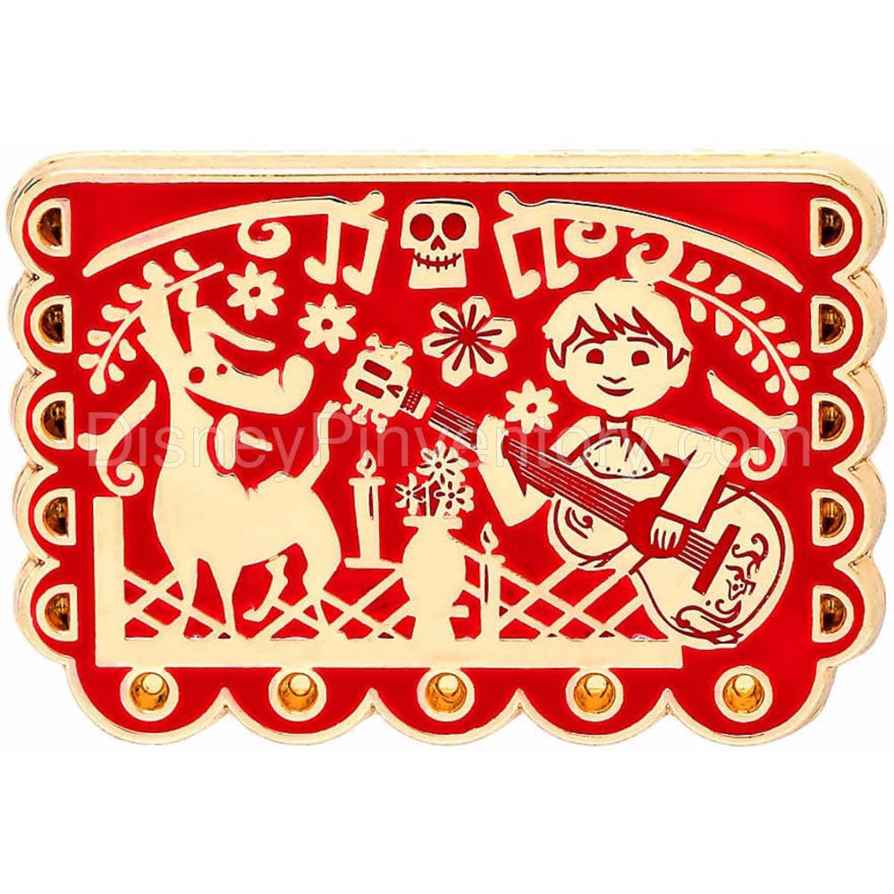 Loungefly Disney Pixar Coco Miguel & Dante Banner Pin - Pin 14771