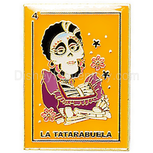 Loungefly Disney Pixar Coco Loteria Cards Blind Box - La Tatarabuela (Great-great-grandmother) Pin - Pin 15294