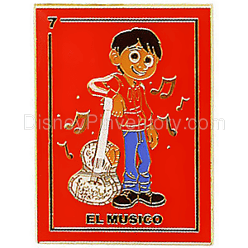 Loungefly Disney Pixar Coco Loteria Cards Blind Box - El Musico (The Musician) Pin - Pin 15297