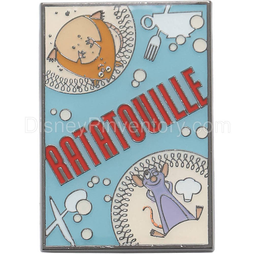 Disney Pixar Ratatouille Minimalist Meal Poster Enamel Pin - BoxLunch Exclusive - Pin 16484