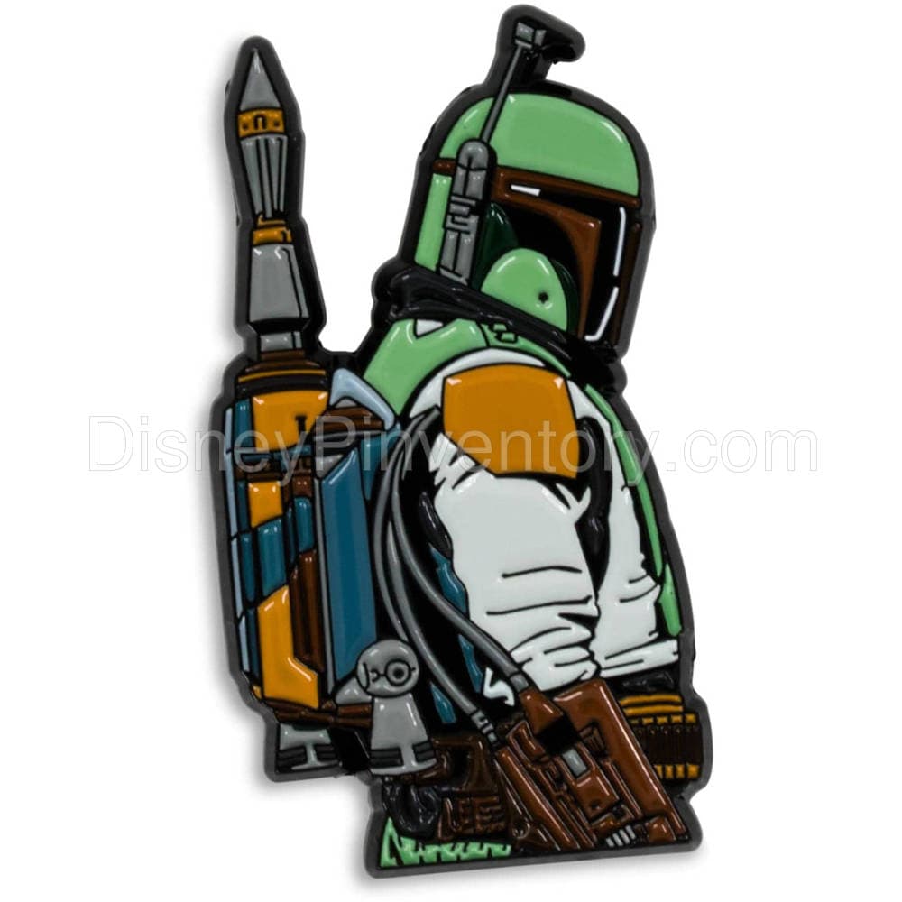Star Wars: The Mandalorian Boba Fett Enamel Pin - Toynk Exclusive - Pin 16676