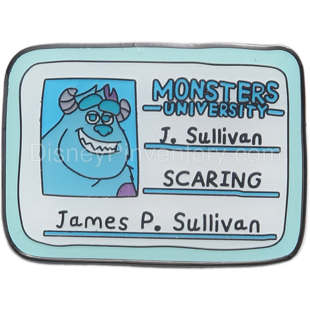 Loungefly Disney Pixar Monsters University Sulley's ID Card Enamel Pin - BoxLunch Exclusive - Pin 17692
