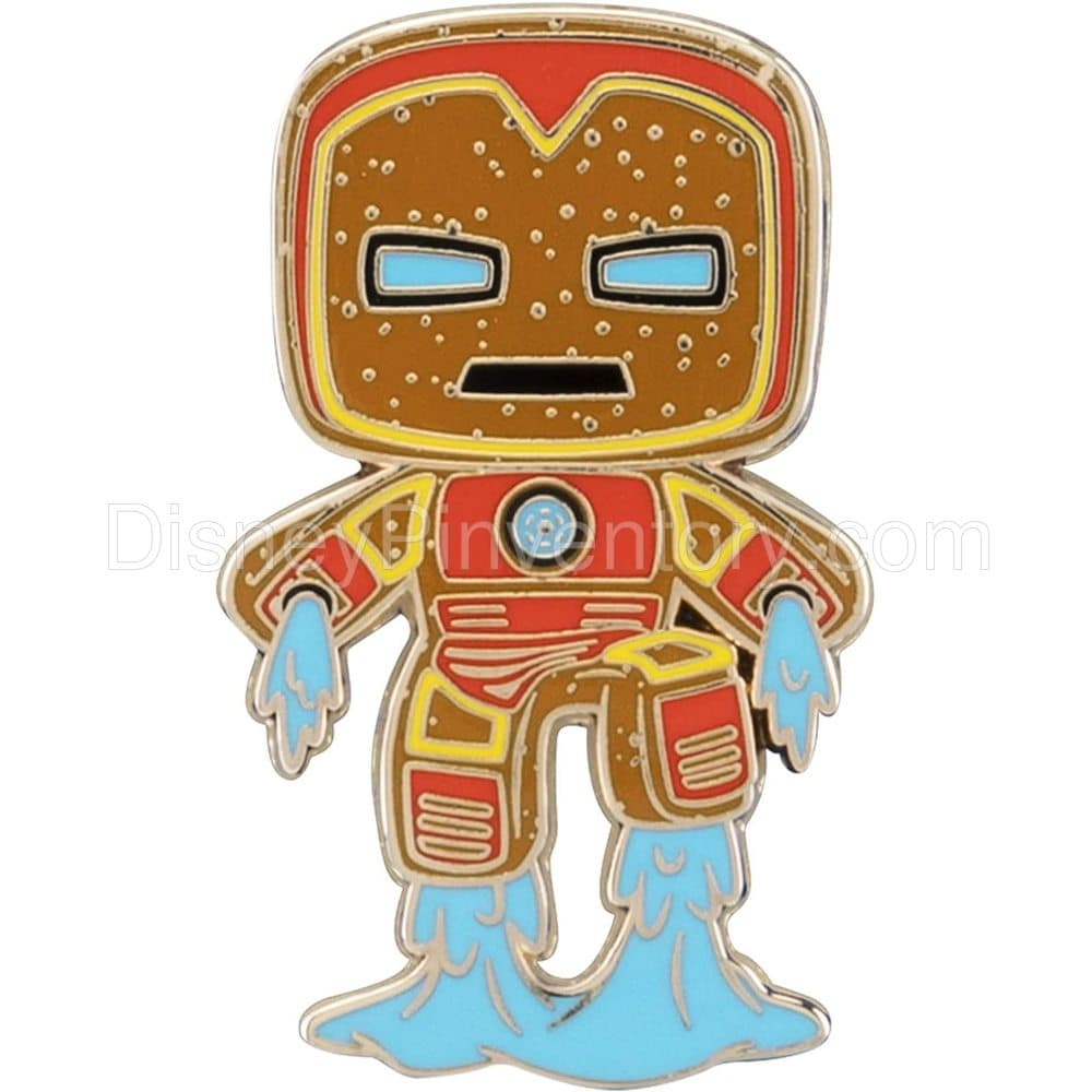 Loungefly: Marvel Gingerbread - Avengers 8 Piece Pin Set - Iron Man Pin - Amazon Exclusive - Pin 17767