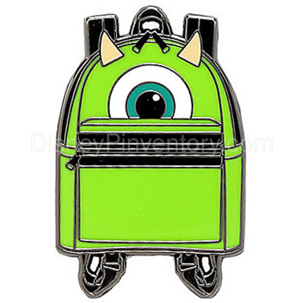 Loungefly Disney Pixar Character Mini Backpacks Blind Box - Mike Wazowski Pin - Pin 18360