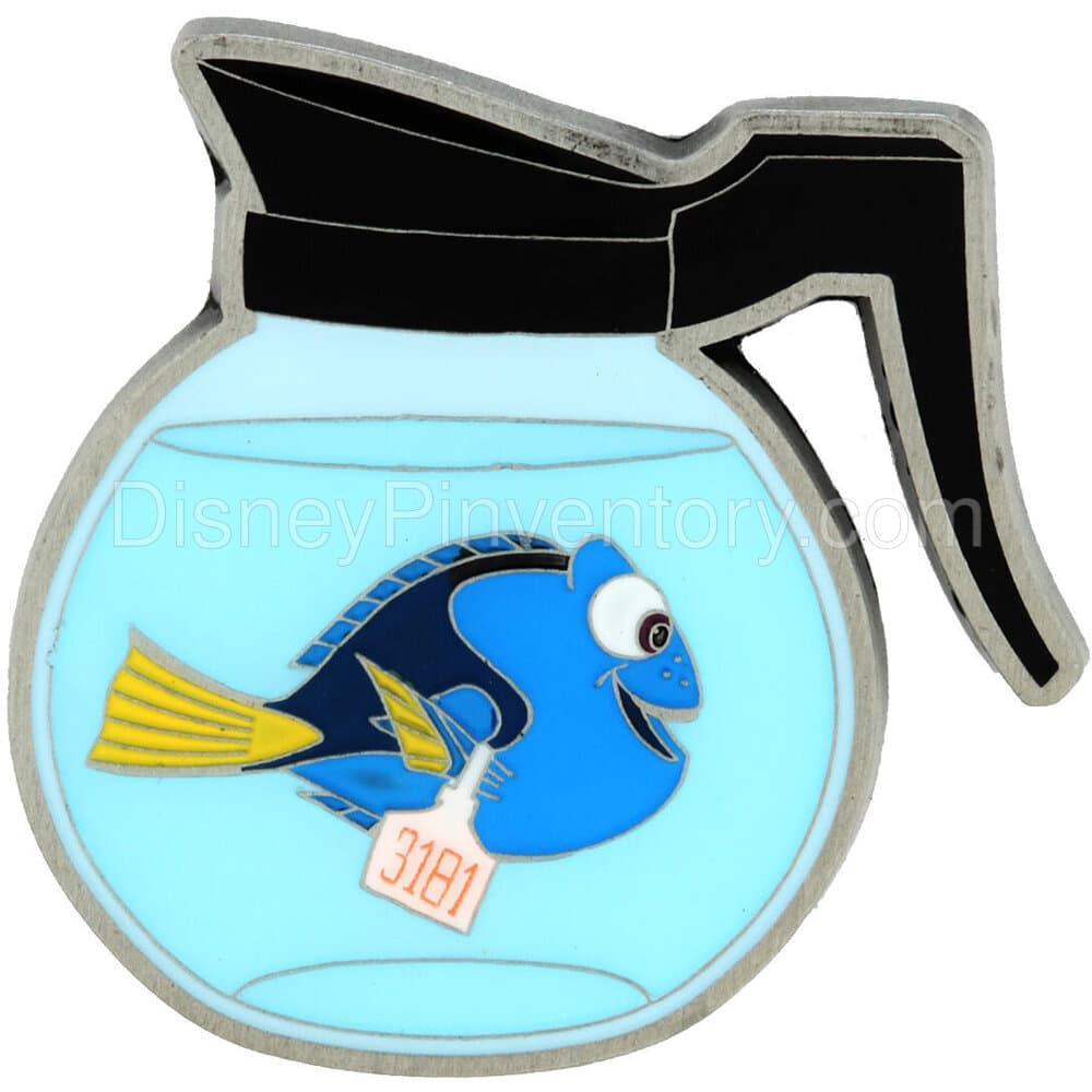 Loungefly Disney Pixar Finding Dory Coffee Pot Enamel Pin - Pin 19306
