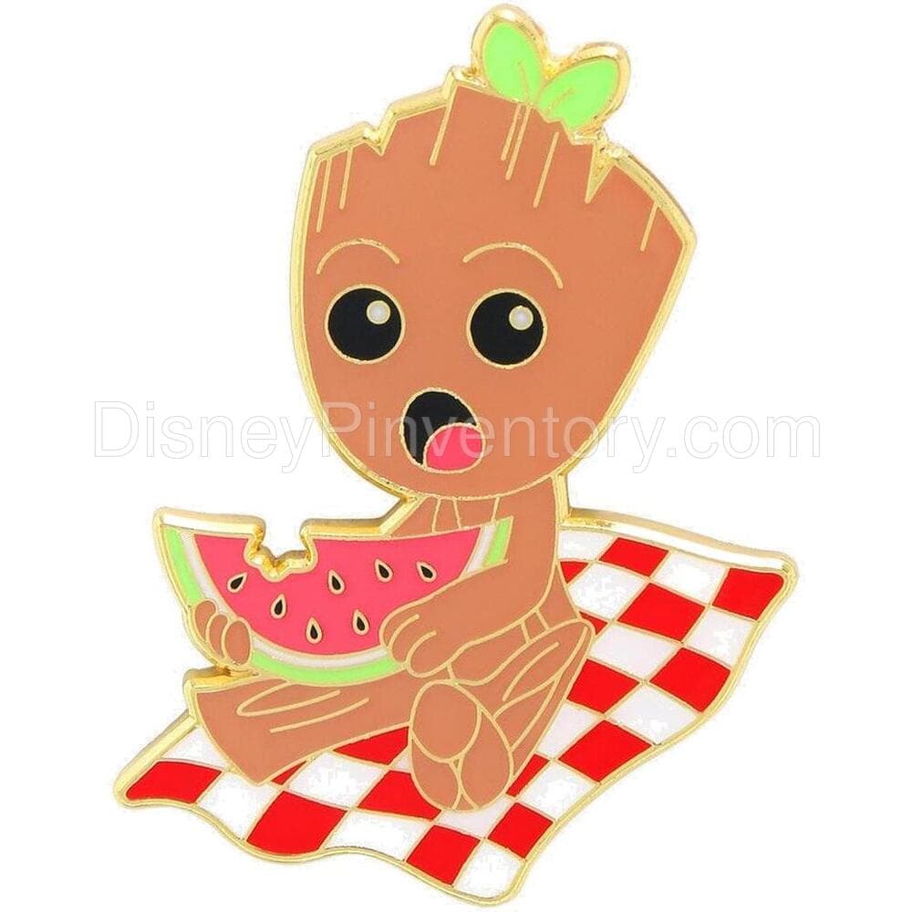Marvel Guardians of the Galaxy Little Groot & Fruit Enamel Pin - BoxLunch Exclusive - Pin 20505