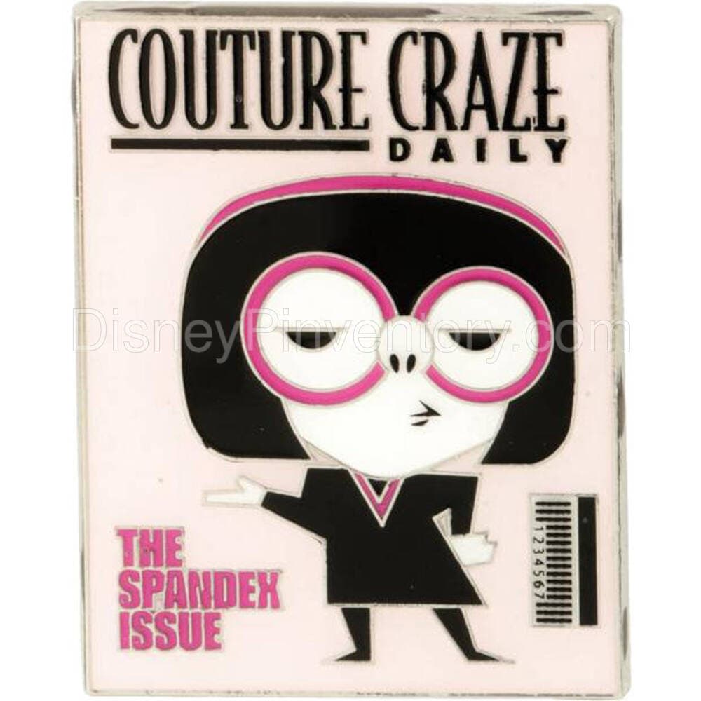 Disney Pixar Incredibles 2 Edna Mode Enamel Pin Set - Couture Craze Magazine Pin - BoxLunch Exclusive - Pin 23200
