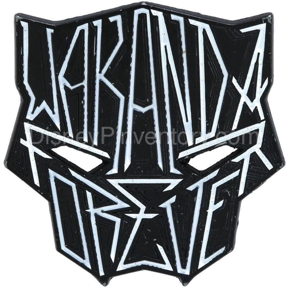 Marvel Black Panther Wakanda Forever Enamel Pin - BoxLunch Exclusive - Pin 23813