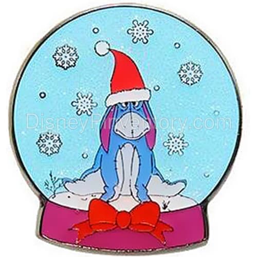 Loungefly Disney Winnie The Pooh Snow Globe Blind Box Pin Set - Eeyore - Pin 31101