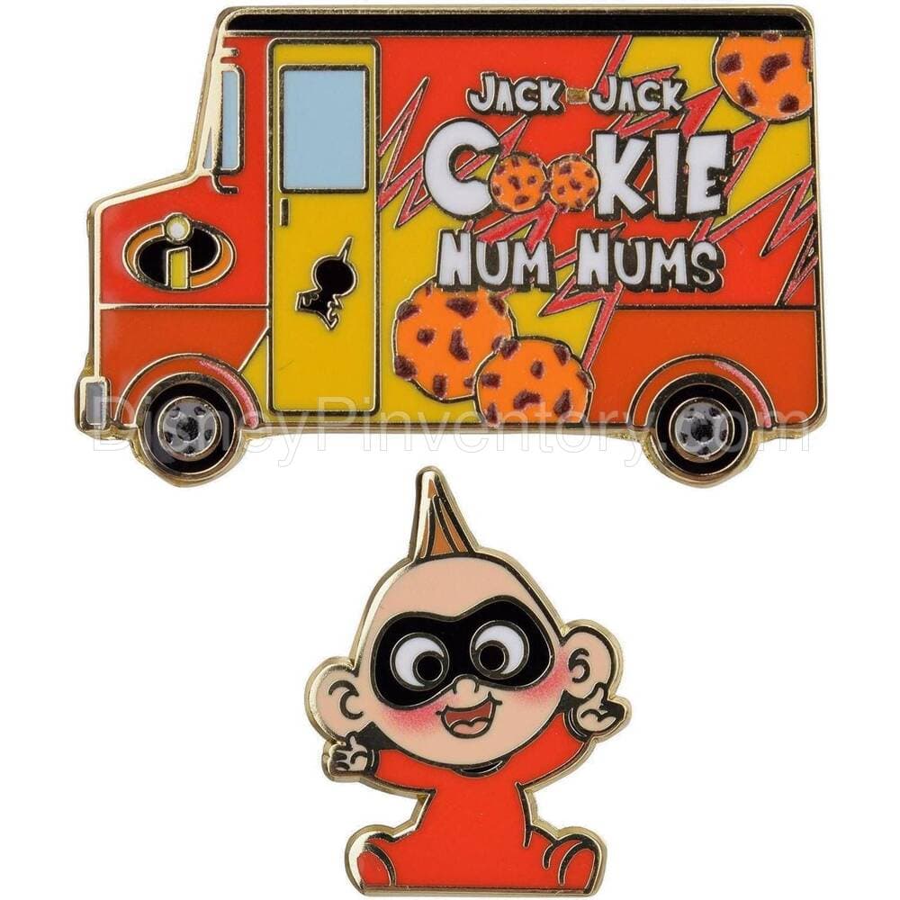 Our Universe Disney Pixar The Incredibles Food Truck & Jack-Jack Pin Set - BoxLunch Exclusive - Pin 31433