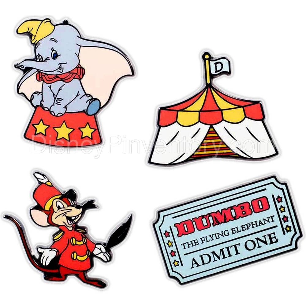 Loungefly Dumbo 4 Pin Set - Pin 32297