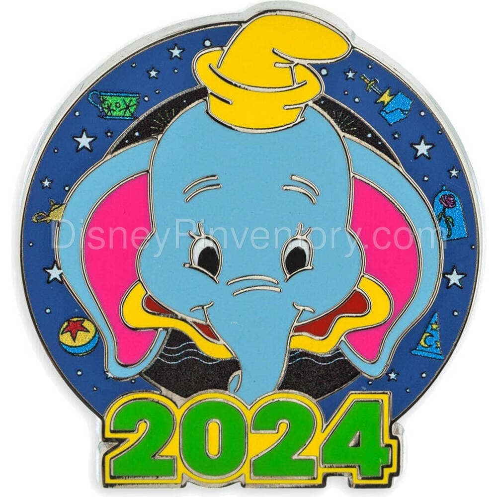 Disney Parks 2024 Mystery Blind Pack Pin Set - Dumbo - Pin 32579