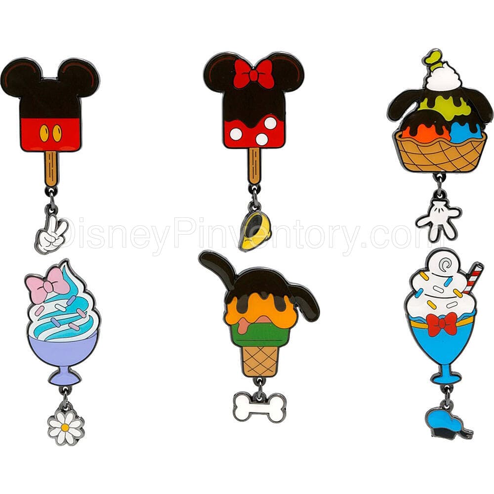 Loungefly Disney Mickey Mouse & Friends Frozen Treats Blind Box Pin Set - Pin 34253